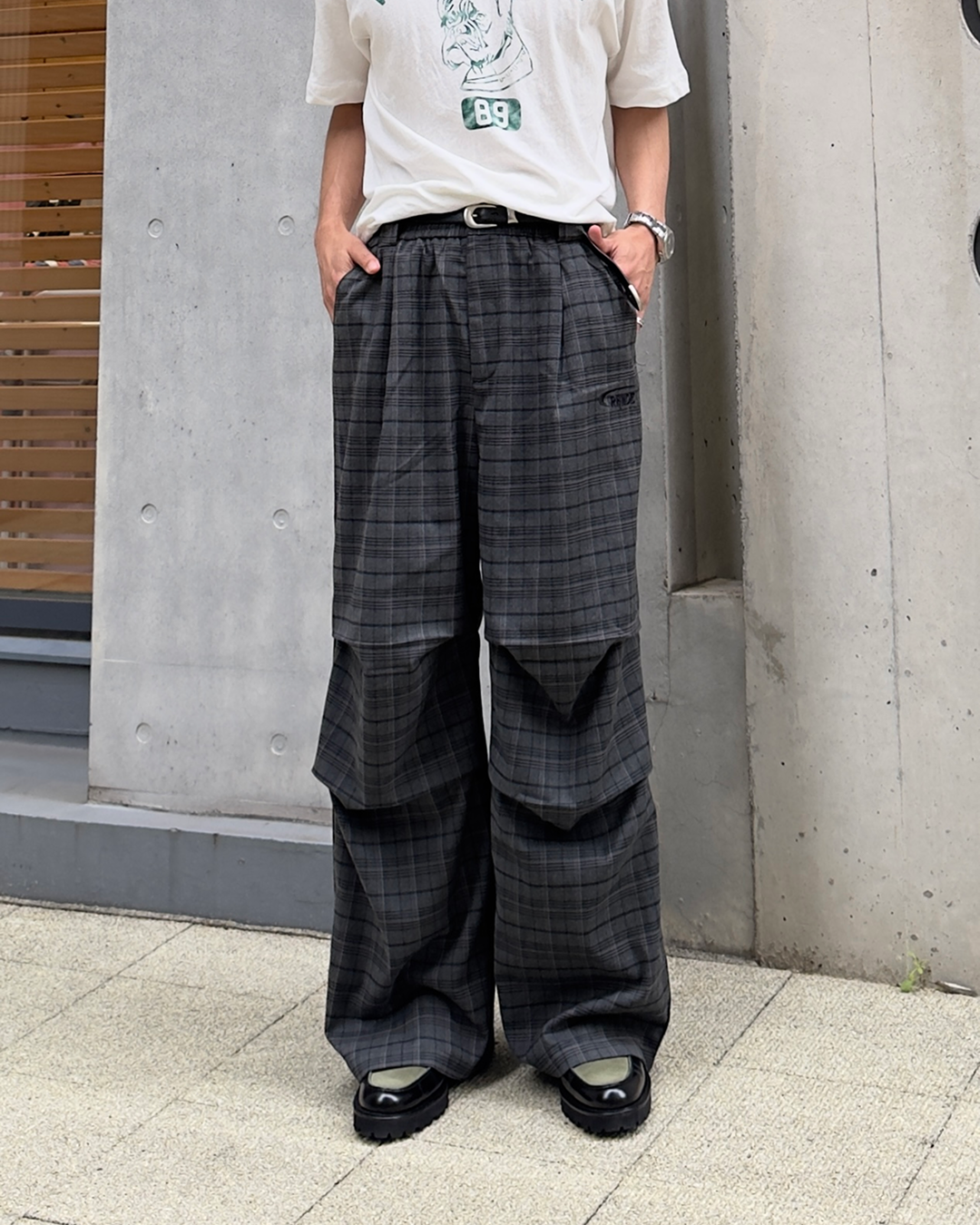 ドレープカジュアルワイドパンツ NA1242