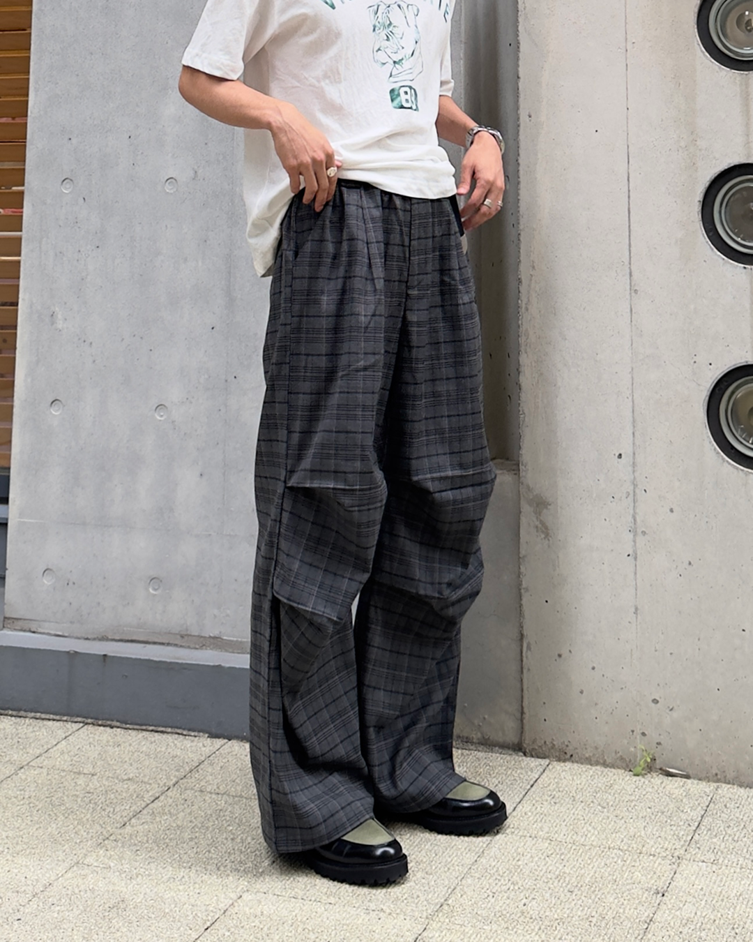 ドレープカジュアルワイドパンツ NA1242