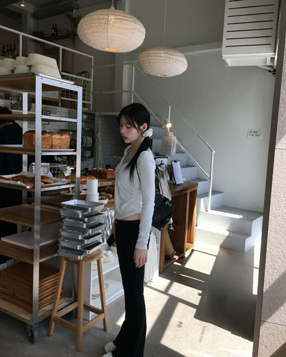 ベーシックフレアパンツ NK0012