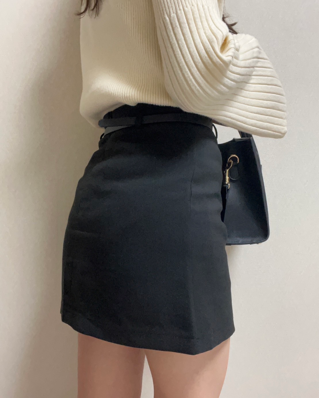 High waist mini skirt NM0002