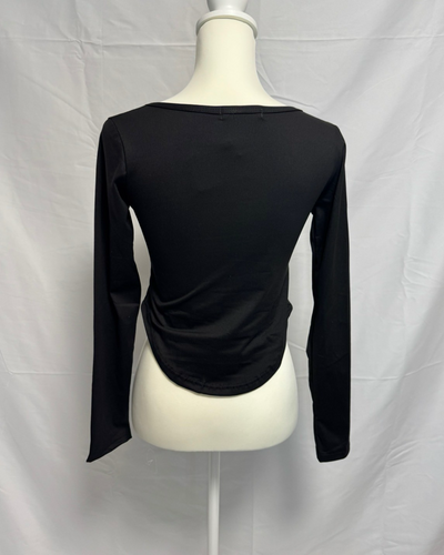 ランドネッククロップドTシャツ NO0004