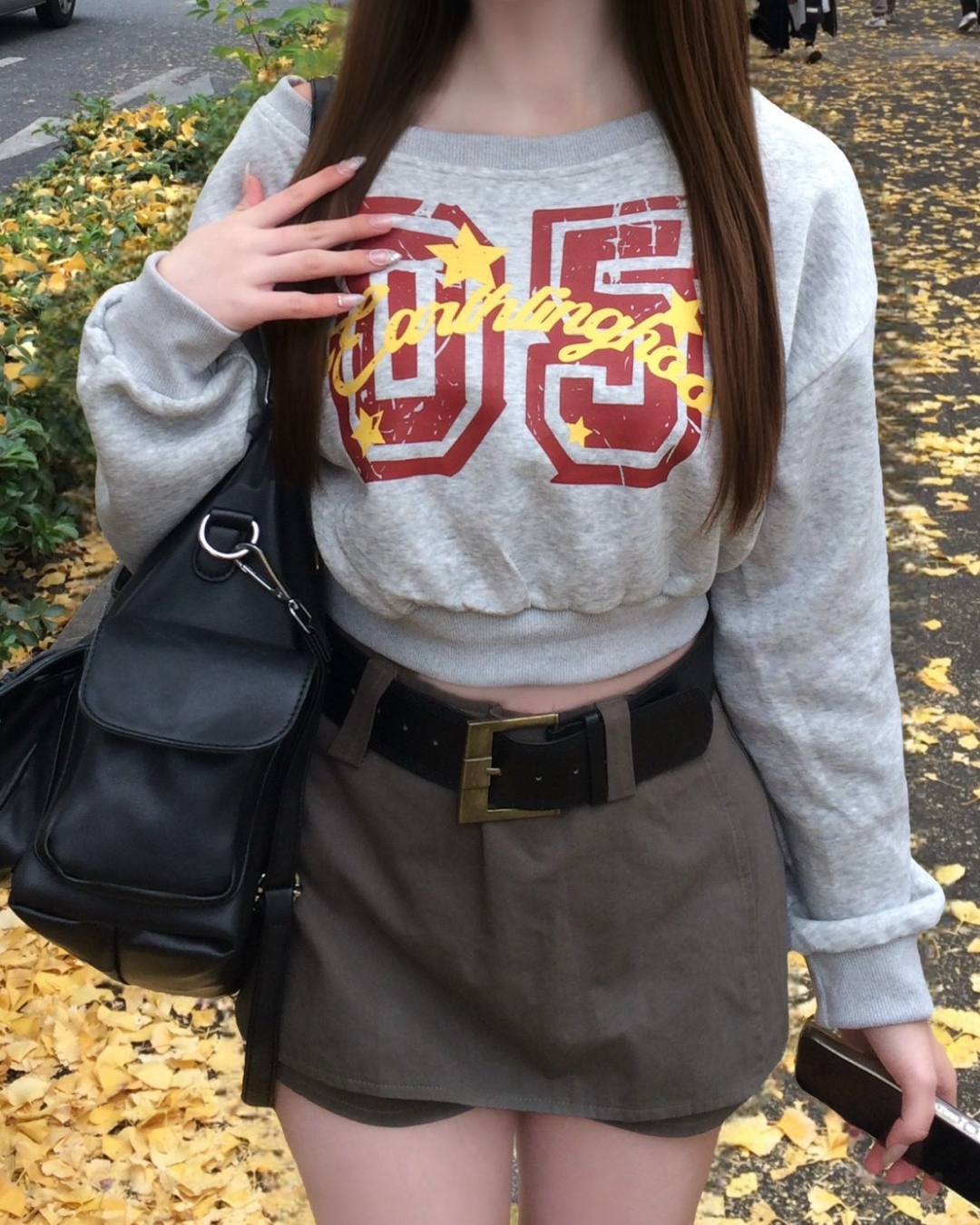 ワンショルダーナンバーロゴスウェット NO0147