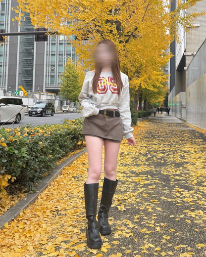 ワンショルダーナンバーロゴスウェット NO0147