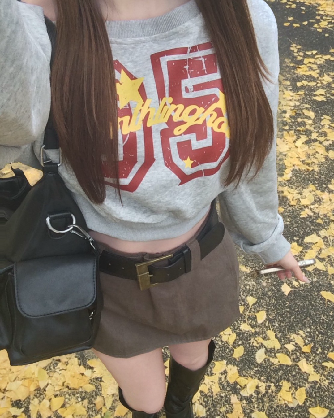 ワンショルダーナンバーロゴスウェット NO0147