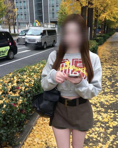 ワンショルダーナンバーロゴスウェット NO0147