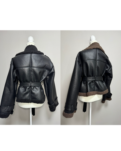 ウエストベルトムートンジャケット NO0163