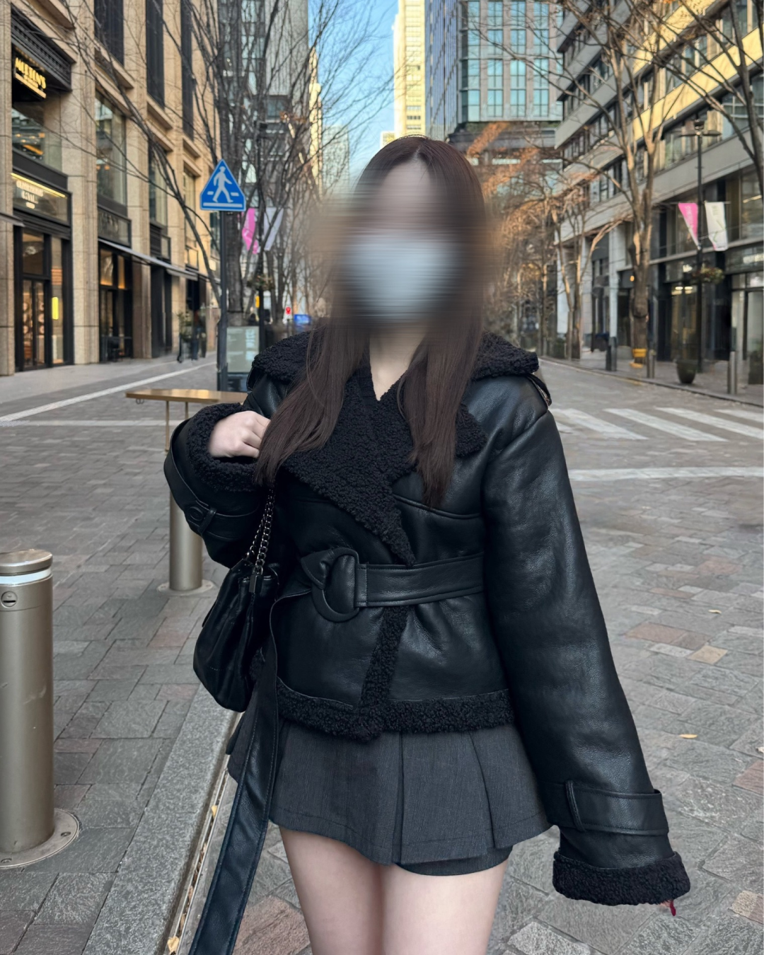 ウエストベルトムートンジャケット NO0163