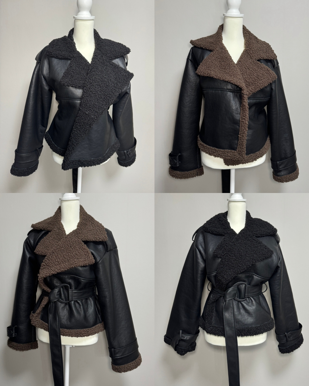 ウエストベルトムートンジャケット NO0163