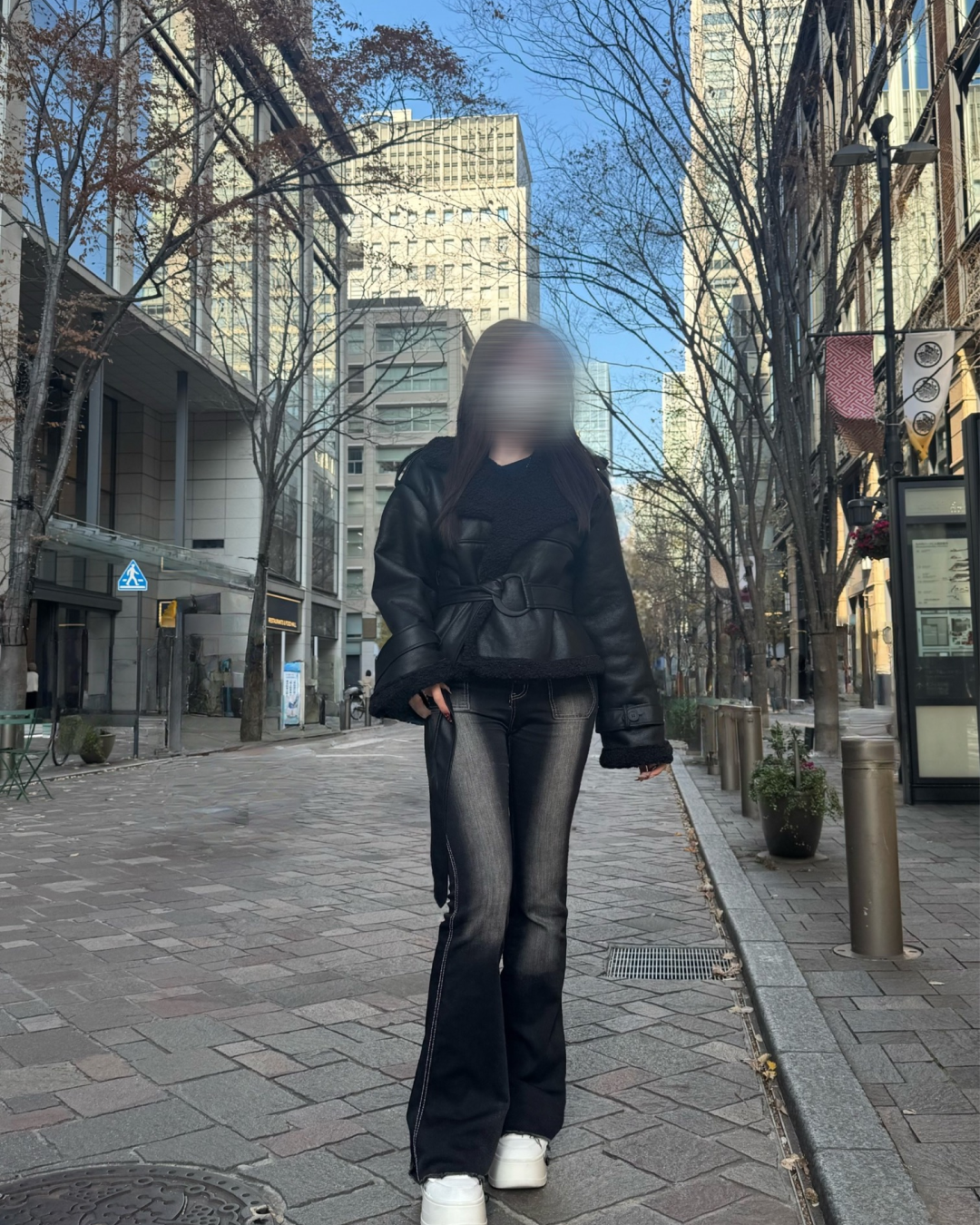 ウエストベルトムートンジャケット NO0163