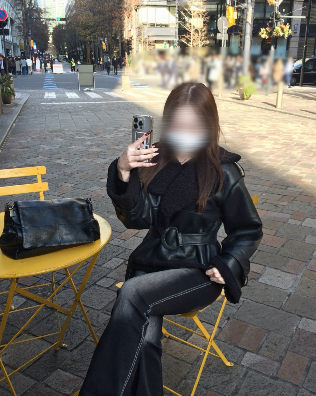 ウエストベルトムートンジャケット NO0163