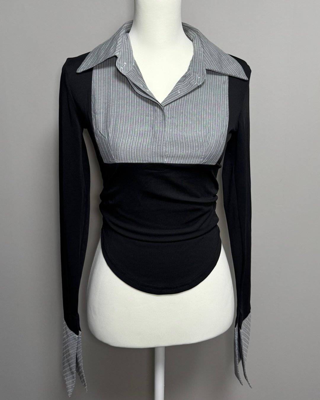 レイヤード風スリムシャツ
NO0172