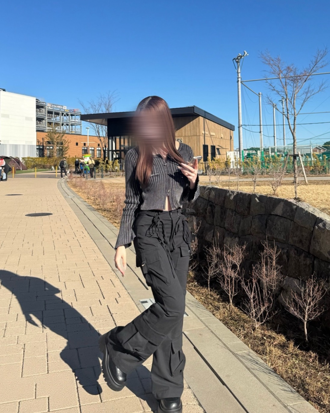 マルチポケットデザインフレアカーゴパンツ
NO0175