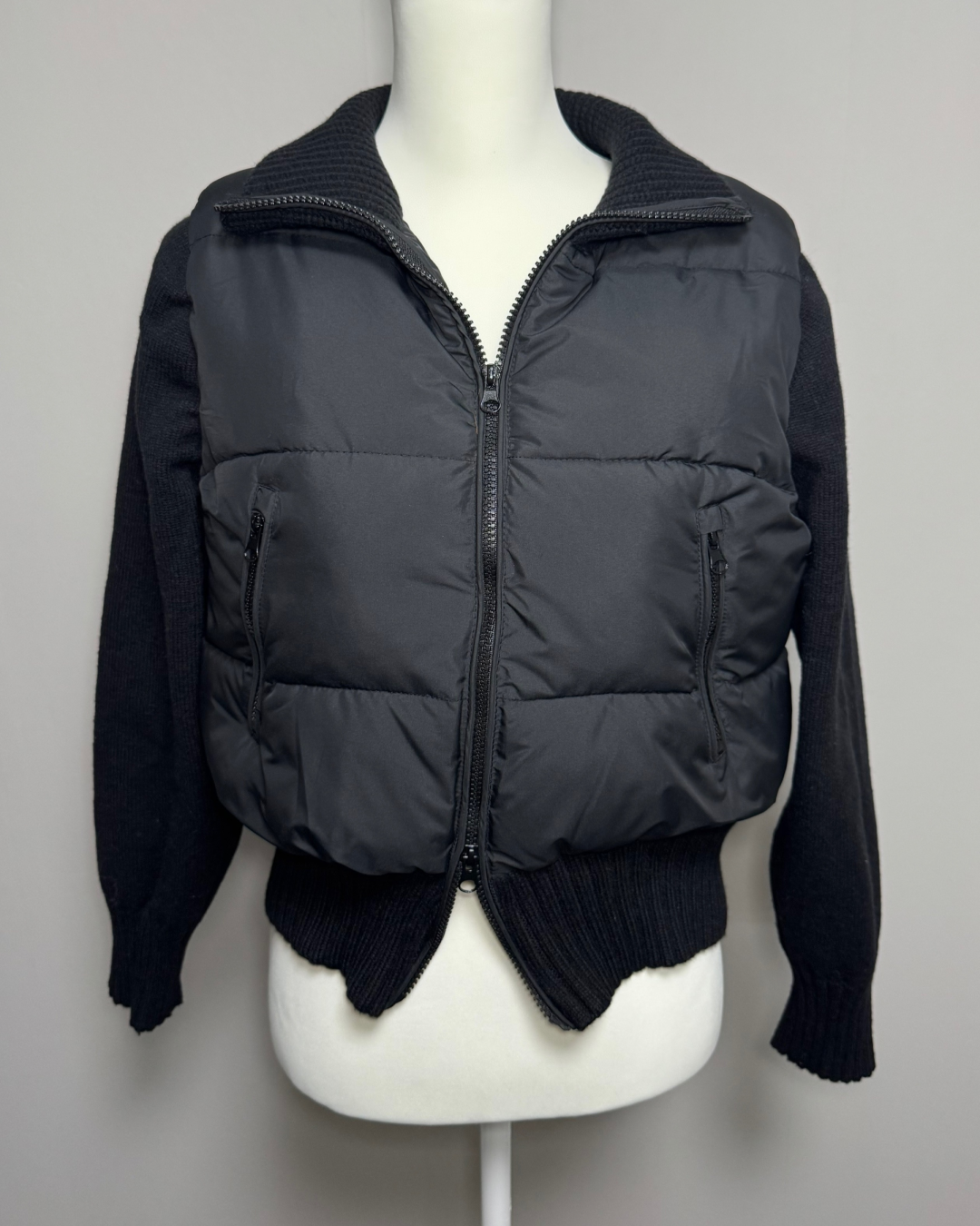 フェイクツーピースダブルジップアップジャケット
NO0178