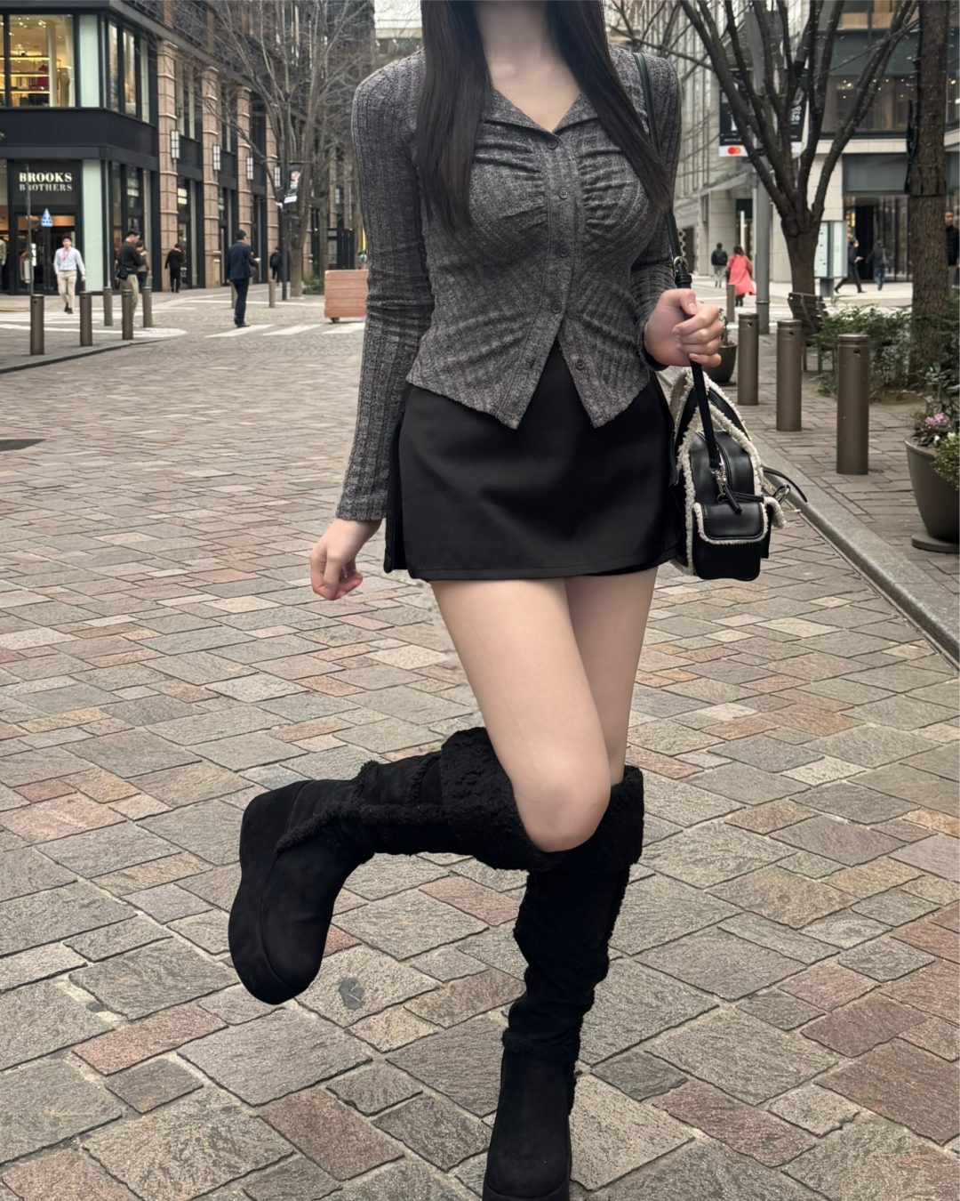 サイドジップ付きキュロットミニスカート NO0203 – YOLO（ヨロ