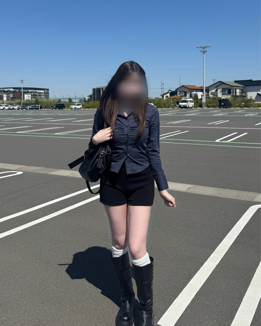 ウェストシェイプストライプシャツ
NO0239