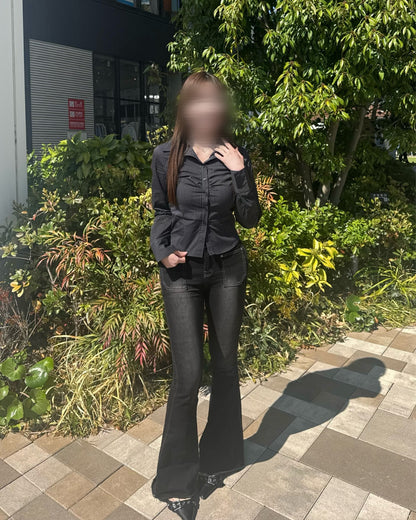 ウェストシェイプストライプシャツ
NO0239
