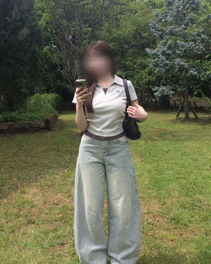 スリムフィットレイヤードポロシャツ NO0302