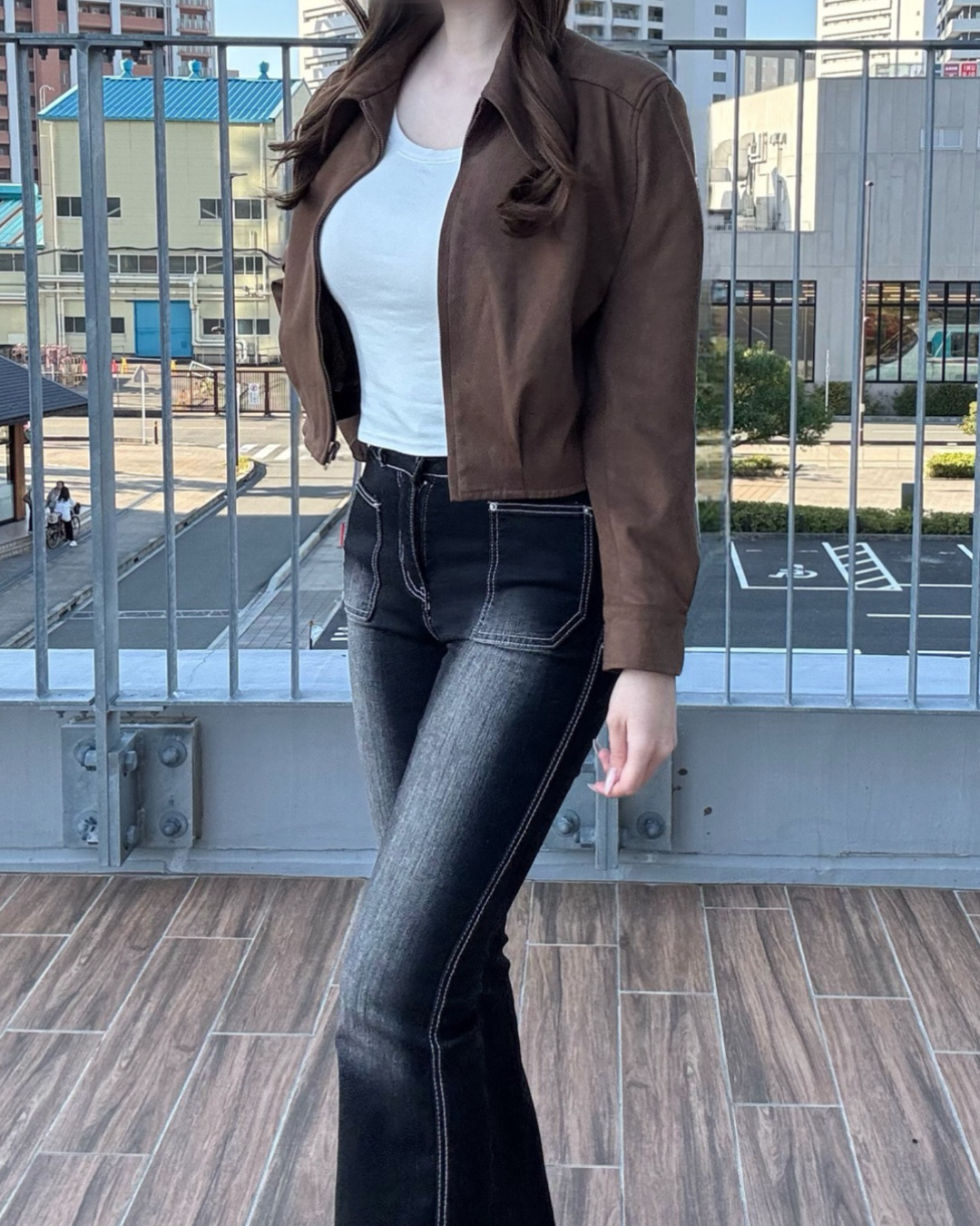 【即納】スエードショートジャケット NO5000