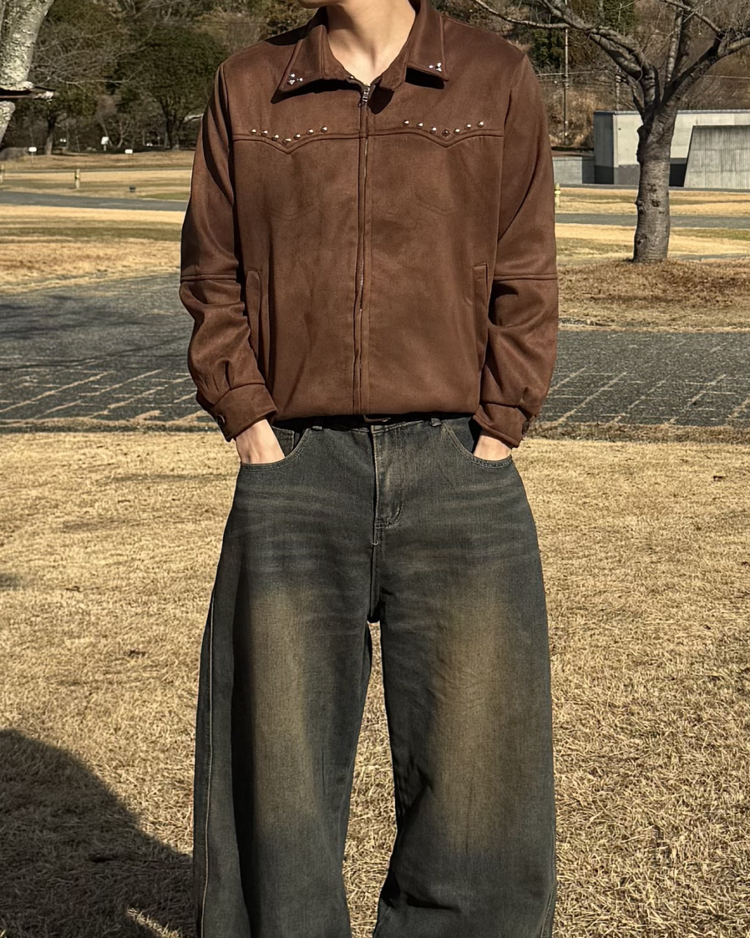 スウェードスタッズブルゾン
NS0002