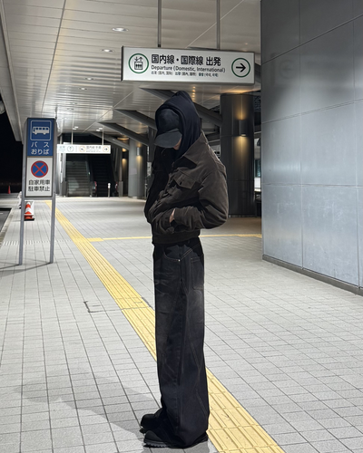 サイドステッチウォッシュバルーンデニム NS0009