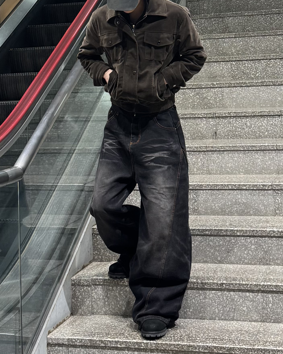 サイドステッチウォッシュバルーンデニム
NS0009