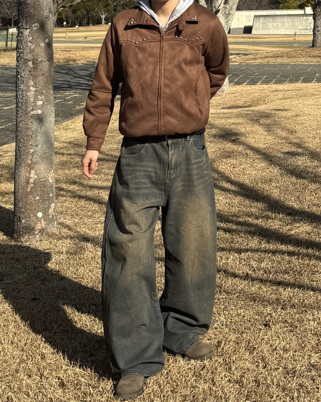 ヴィンテージウォッシュワイドデニムパンツ
NS0014