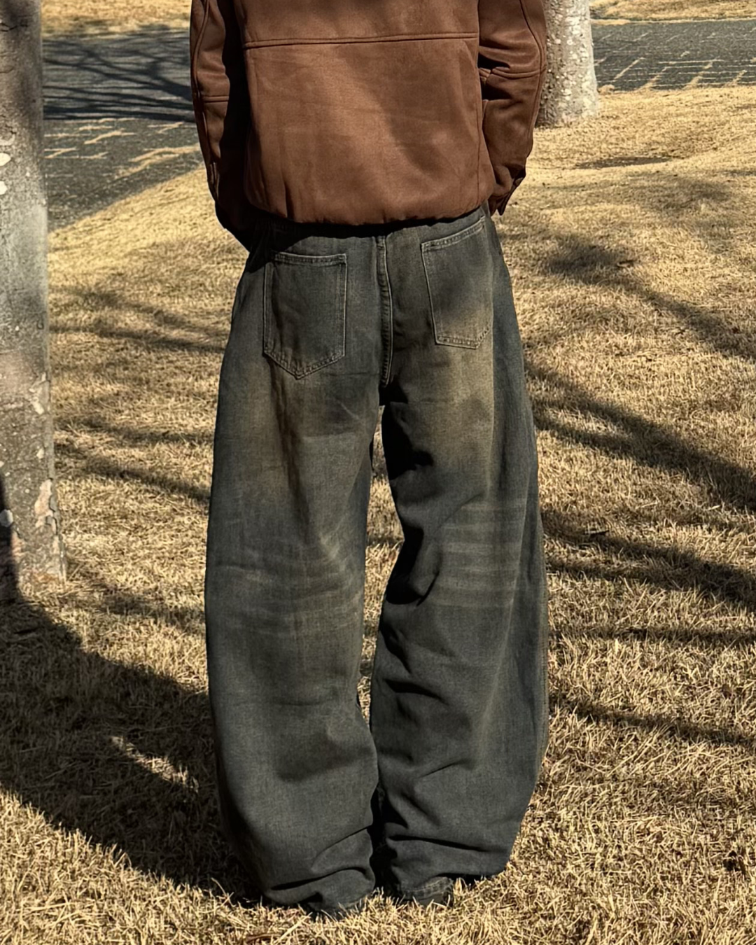 ヴィンテージウォッシュワイドデニムパンツ
NS0014