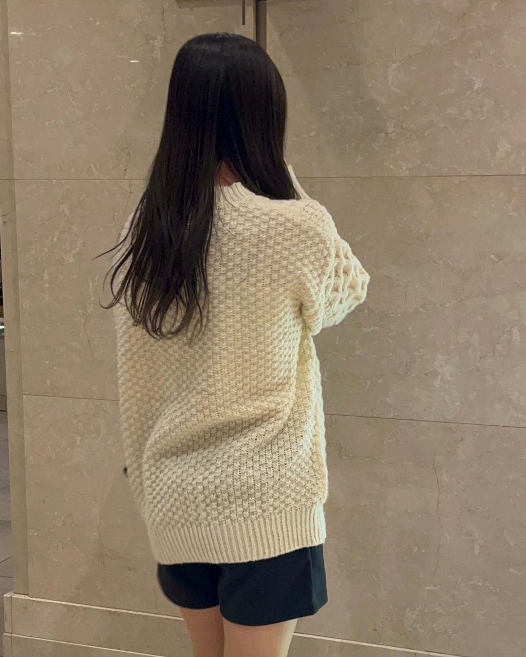 Oversized cable knit O0015