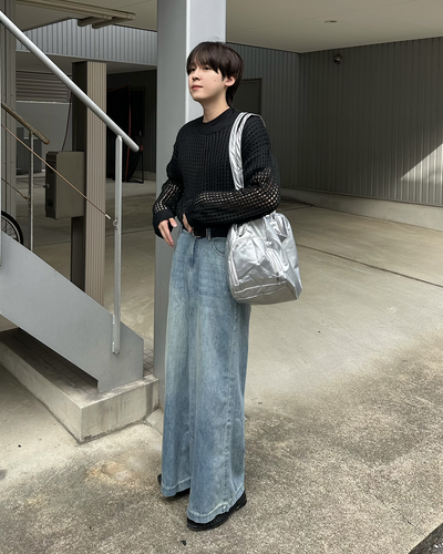 ローブラウスデザインアイスシルクセーター OD0021