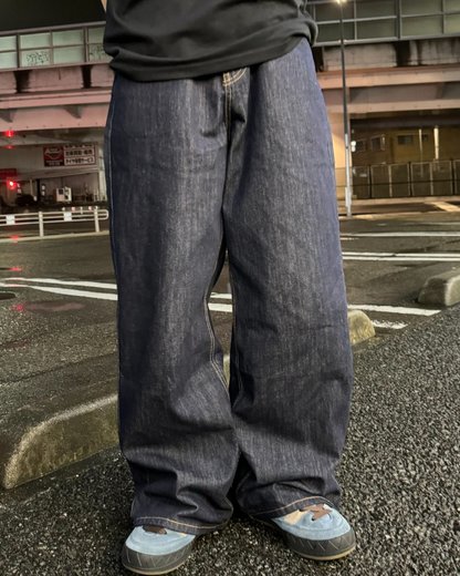 インディゴバギーデニムパンツ OK0012 – YOLO(ヨロ インディゴバギーデニムパンツ OK0012 – YOLO(ヨロ