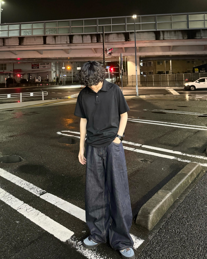 インディゴバギーデニムパンツ OK0012 – YOLO(ヨロ インディゴバギーデニムパンツ OK0012 – YOLO(ヨロ