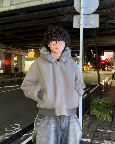 【即納】2wayフードファージャケット　OK0025