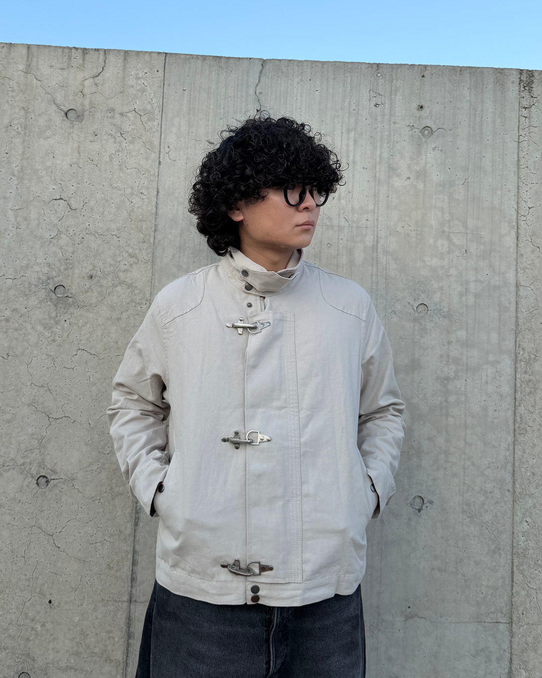 スタンドカラーファイアーマンジャケット OK0099