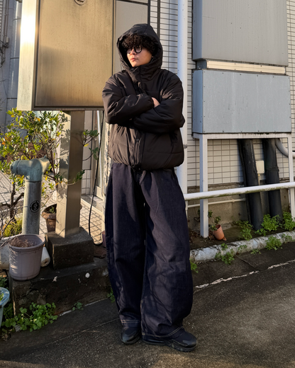 ハイネックフード付きダウン OK0104