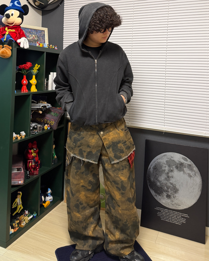 ダーティーカモワイドバルーンパンツ OK0105