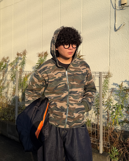 迷彩カジュアルフーディー OK0117