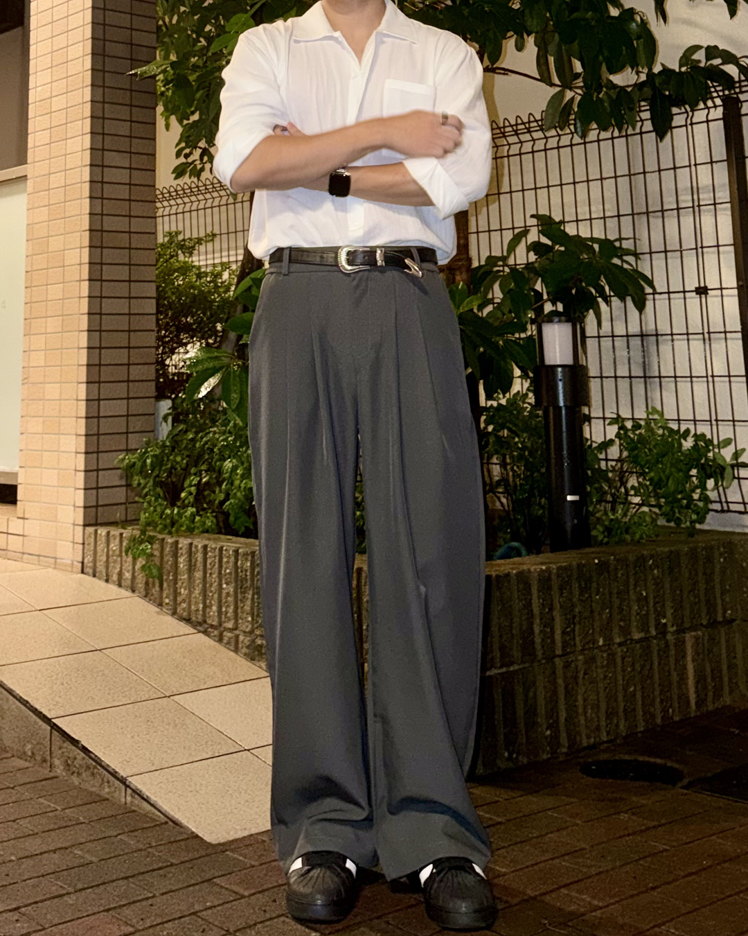 ハイウエストワイドスラックス TS0003