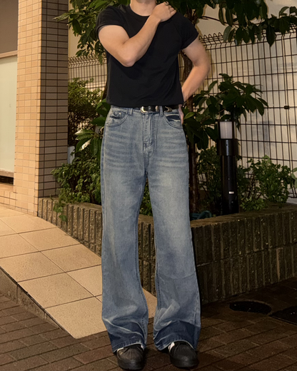 クリーンフィットスリムフレアデニムパンツ TS0016