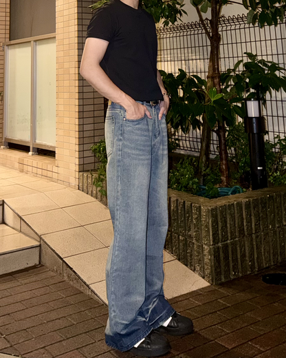 クリーンフィットスリムフレアデニムパンツ TS0016
