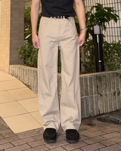 パネルデザインワイドパンツ TS0037