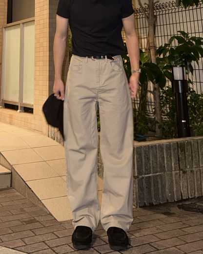 パネルデザインワイドパンツ TS0037