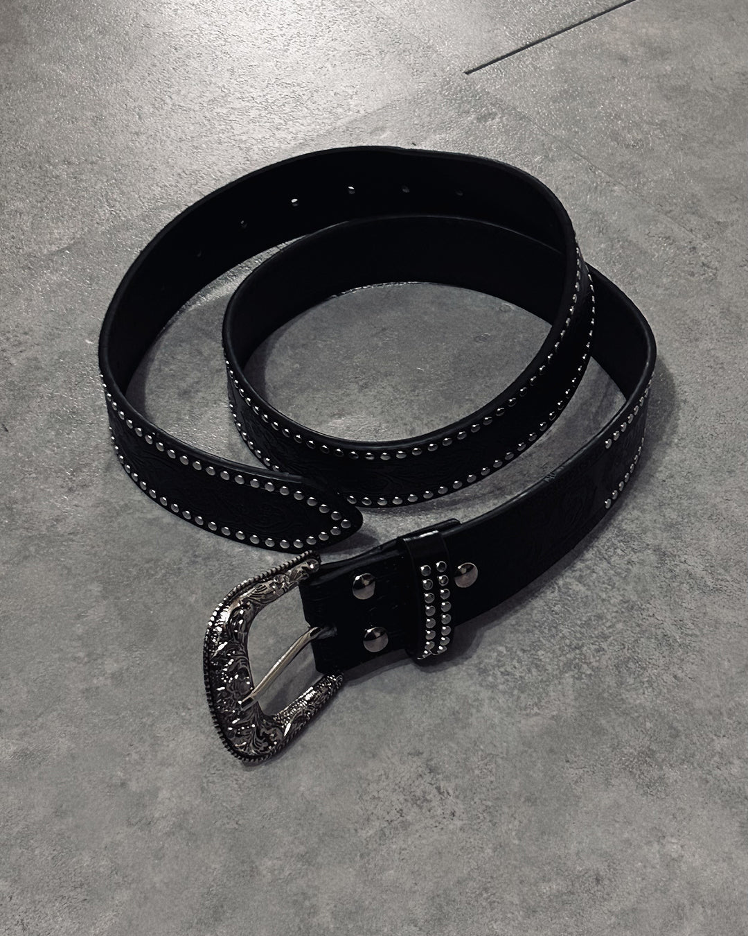 刻印スタッズウエスタンベルト OU0020