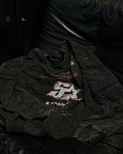 ヴィンテージレイヤードグラフィックロングTシャツ OU0022