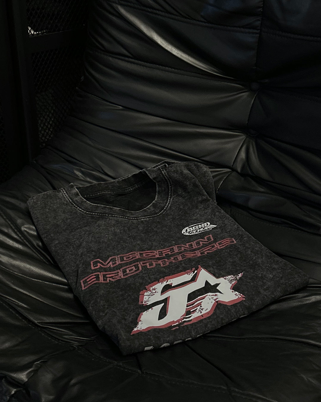 ヴィンテージレイヤードグラフィックロングTシャツ OU0022