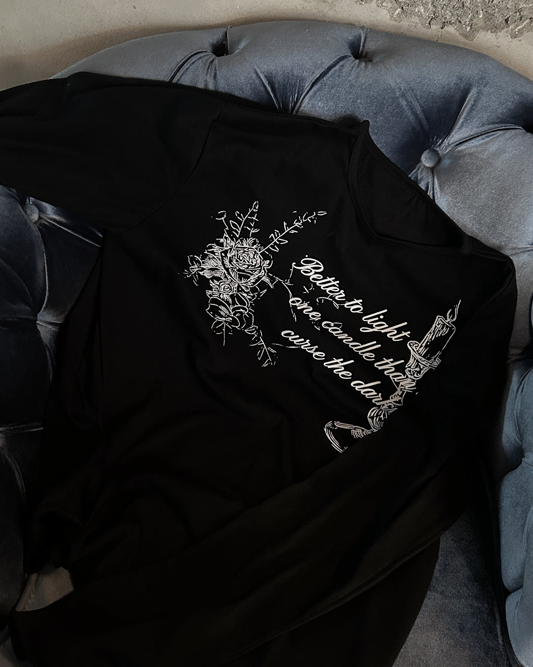 グラフィックプリントルーズロングTシャツ OU0035