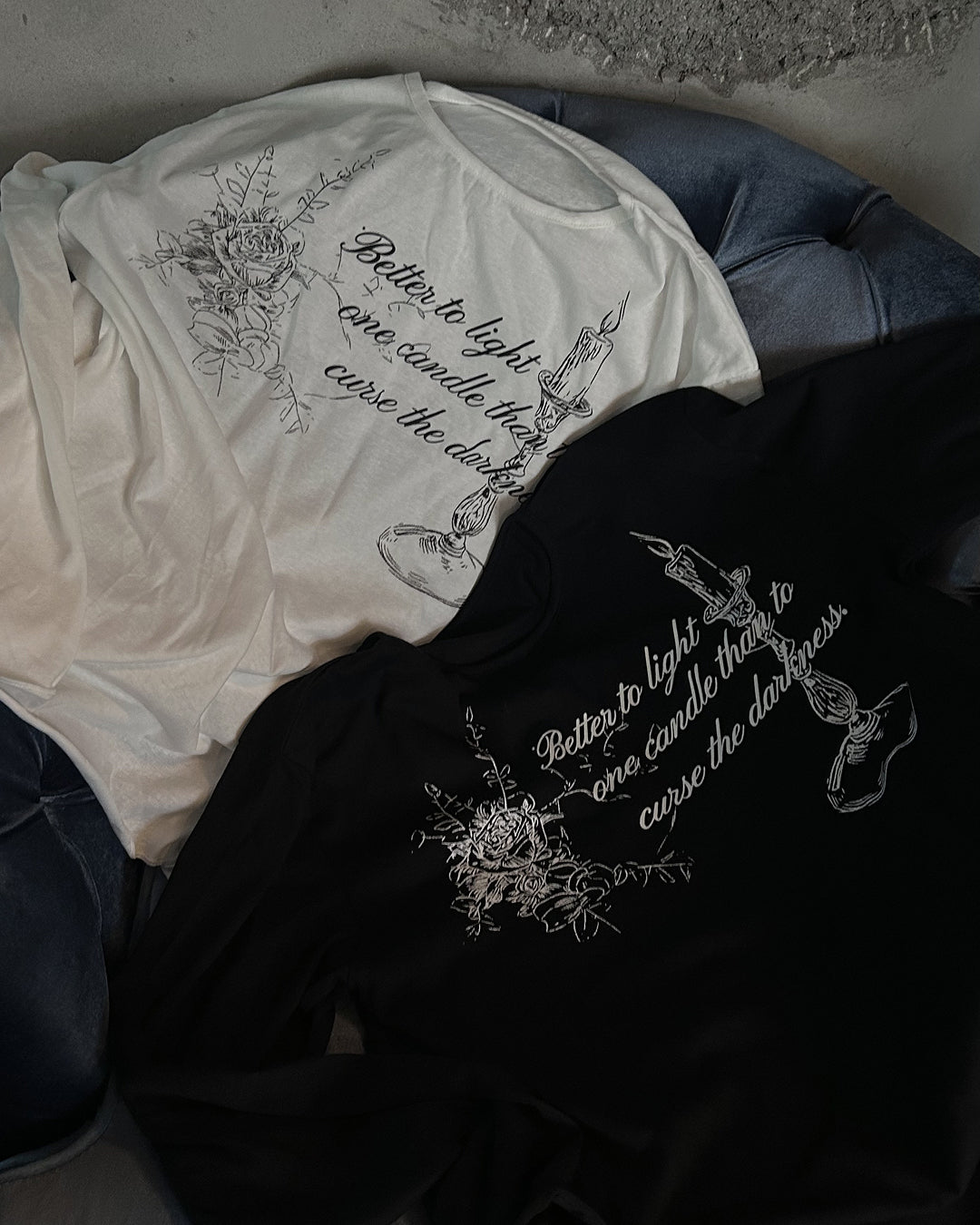 グラフィックプリントルーズロングTシャツ OU0035