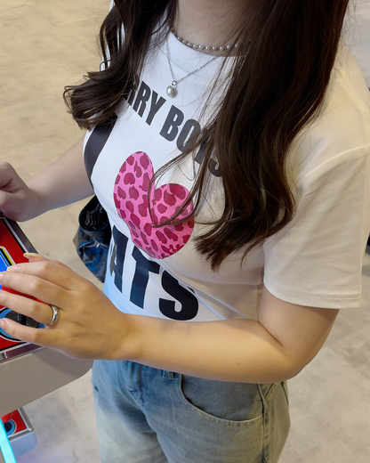 ハートデザインTシャツ OV0061