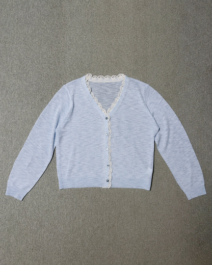 Vネックニットカーディガン OV0075