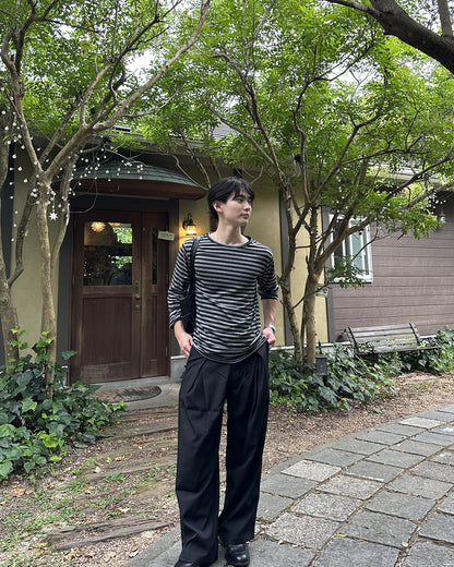 ボーダー長袖Tシャツ PA0003