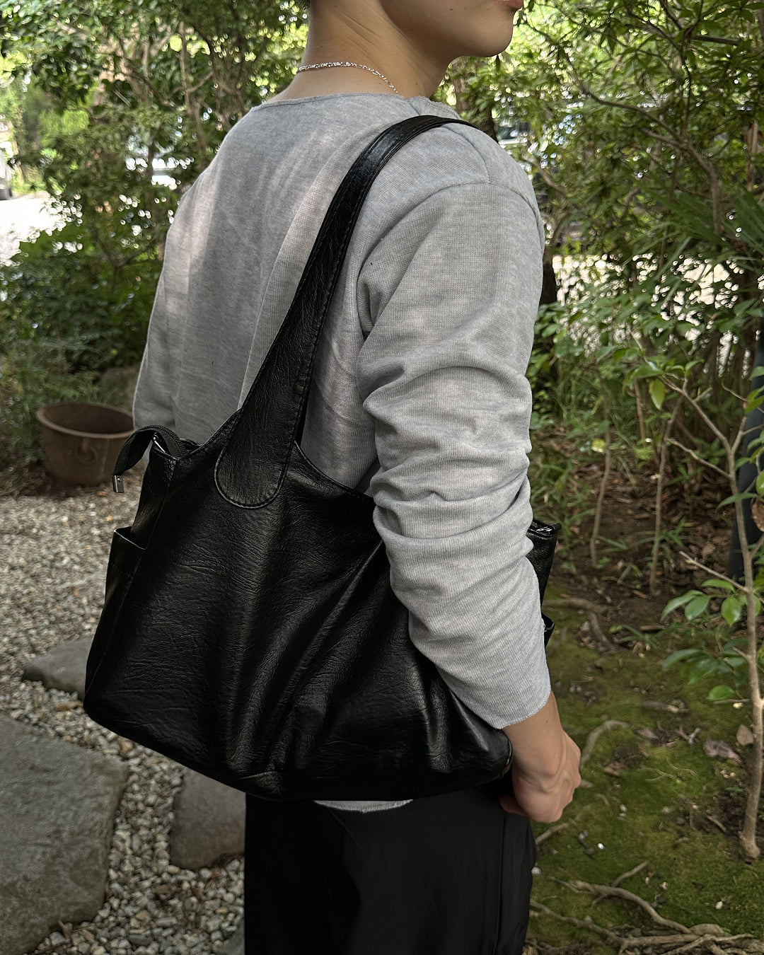 レトロ風2wayショルダーハンドバッグ PA0013